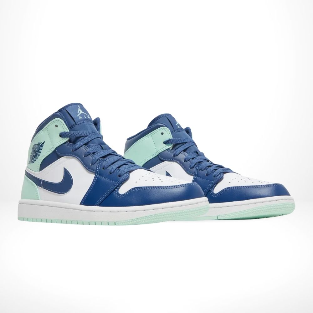 Air Jordan 1 Mid in Blue Mint - product image from the listing.