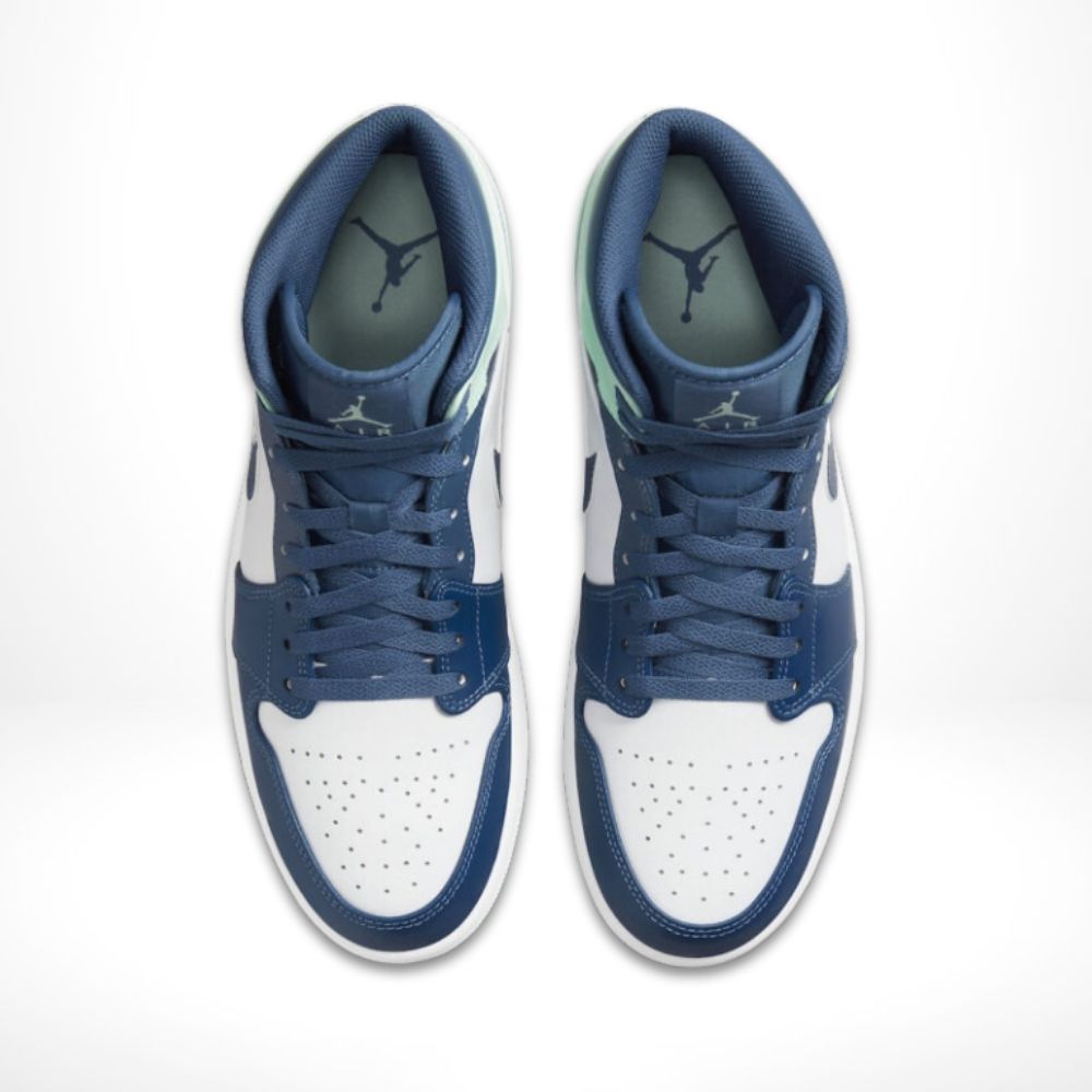 Air Jordan 1 Mid in Blue Mint - product image from the listing.