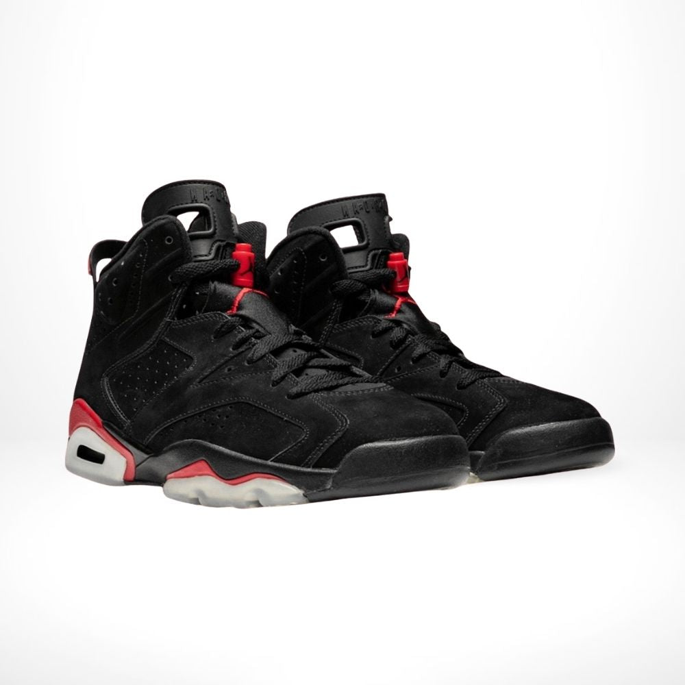 Air Jordan 6 Retro Black Varsity in Red - product image from the listing.