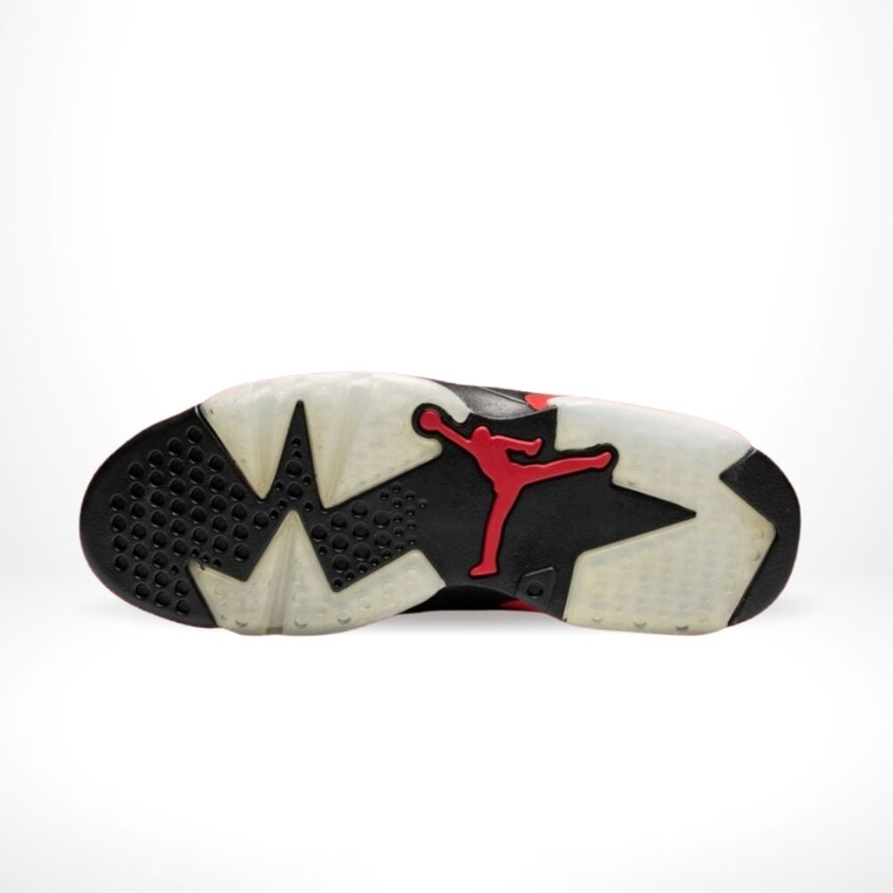 Air Jordan 6 Retro Black Varsity in Red - product image from the listing.