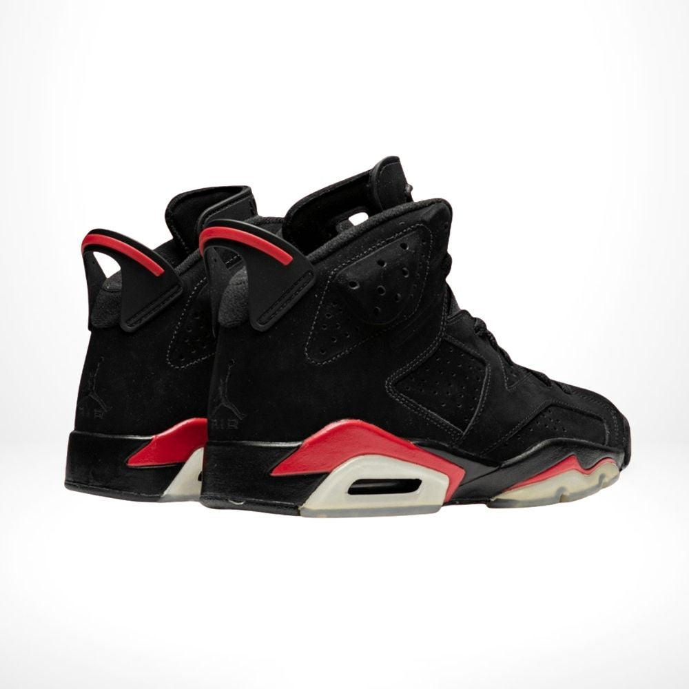 Air Jordan 6 Retro Black Varsity in Red - product image from the listing.