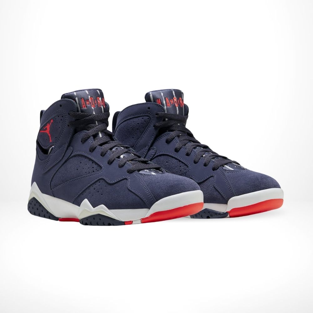 Air Jordan 7 Retro Quai 54 in Neutral Indigo - product image from the listing.