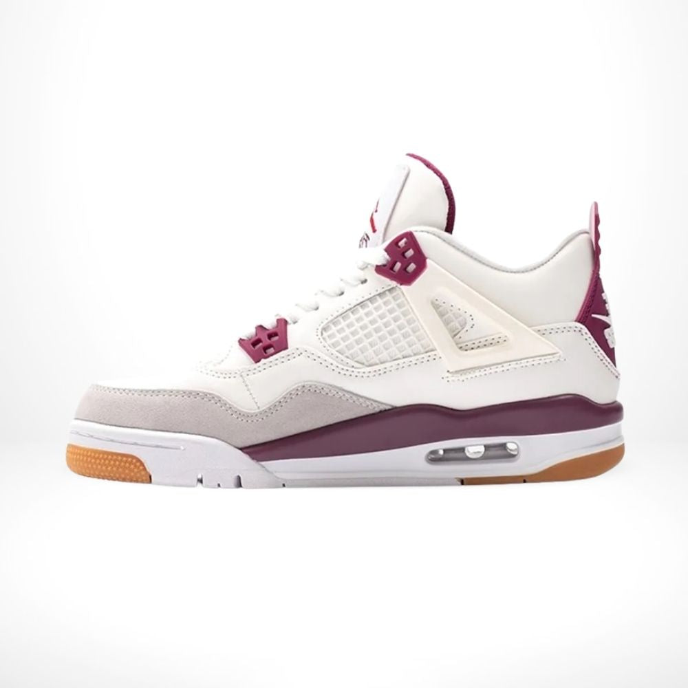 Air Jordan 4 x SB Sapphire in White Purple - product image from the listing.