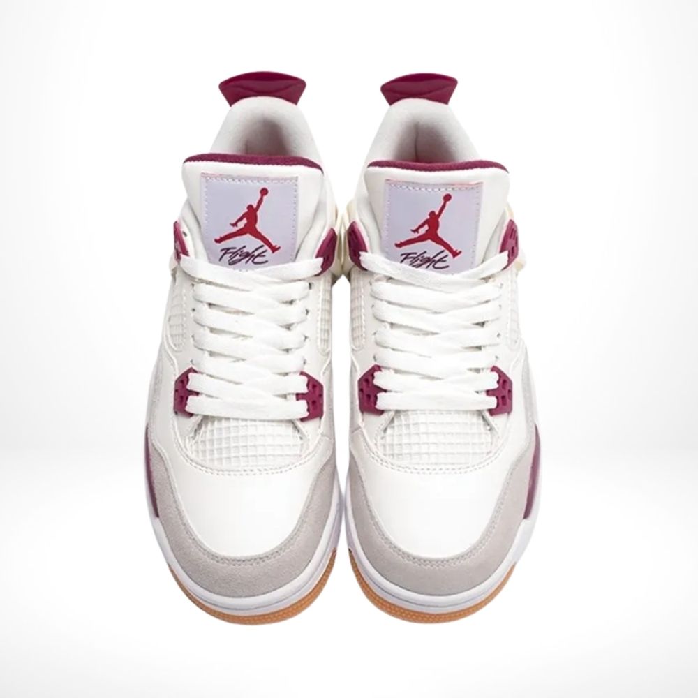 Air Jordan 4 x SB Sapphire in White Purple - product image from the listing.