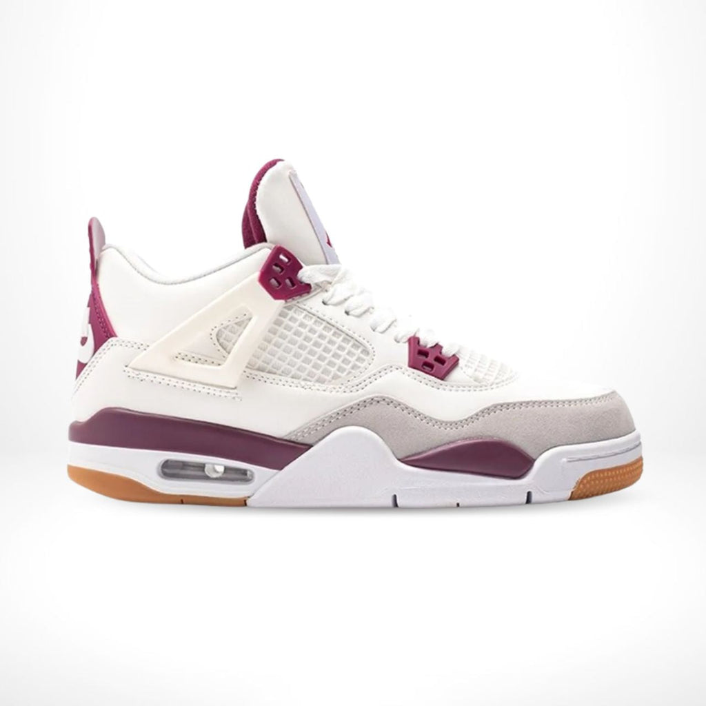 Air Jordan 4 x SB Sapphire in White Purple - product image from the listing.