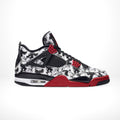 Air Jordan 4 Retro Tattoo Fire in Red - product image from the listing.