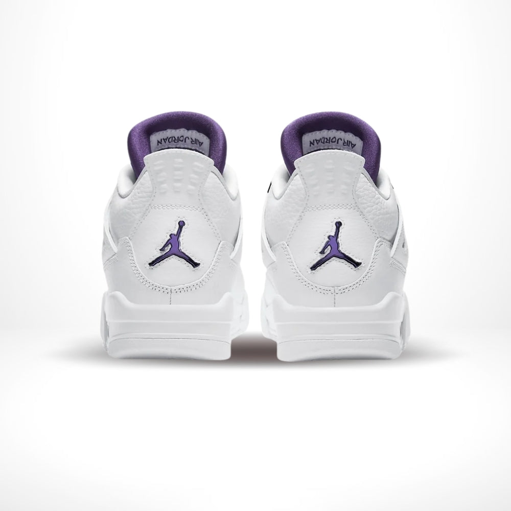 Air Jordan 4 Retro in Purple Metallic - product image from the listing.