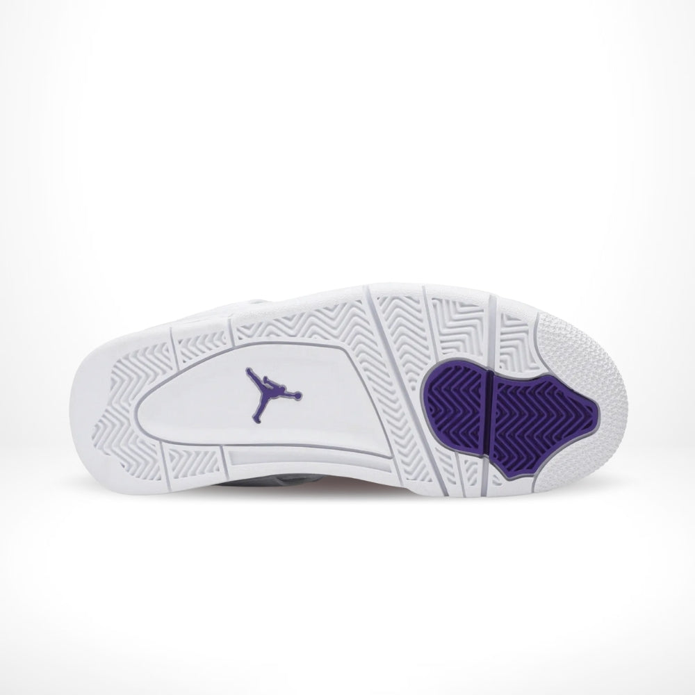 Air Jordan 4 Retro in Purple Metallic - product image from the listing.