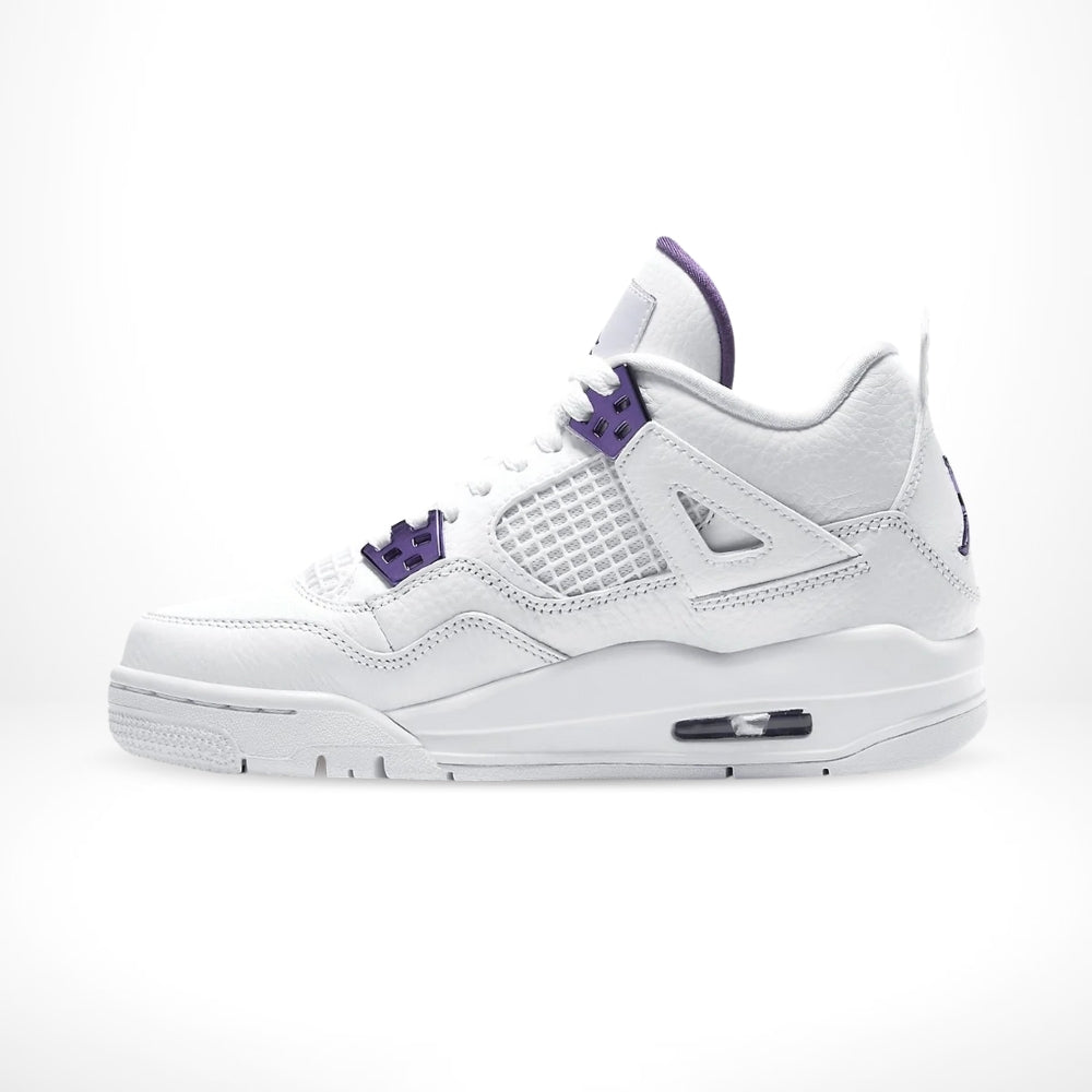 Air Jordan 4 Retro in Purple Metallic - product image from the listing.