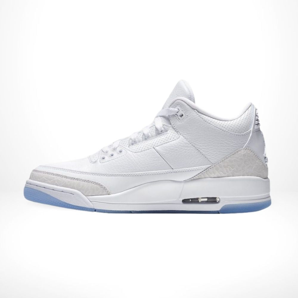 Air Jordan 3 Retro in Pure White - product image from the listing.