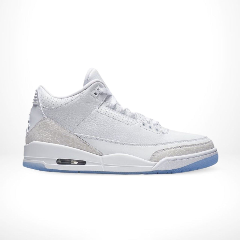 Air Jordan 3 Retro in Pure White - product image from the listing.