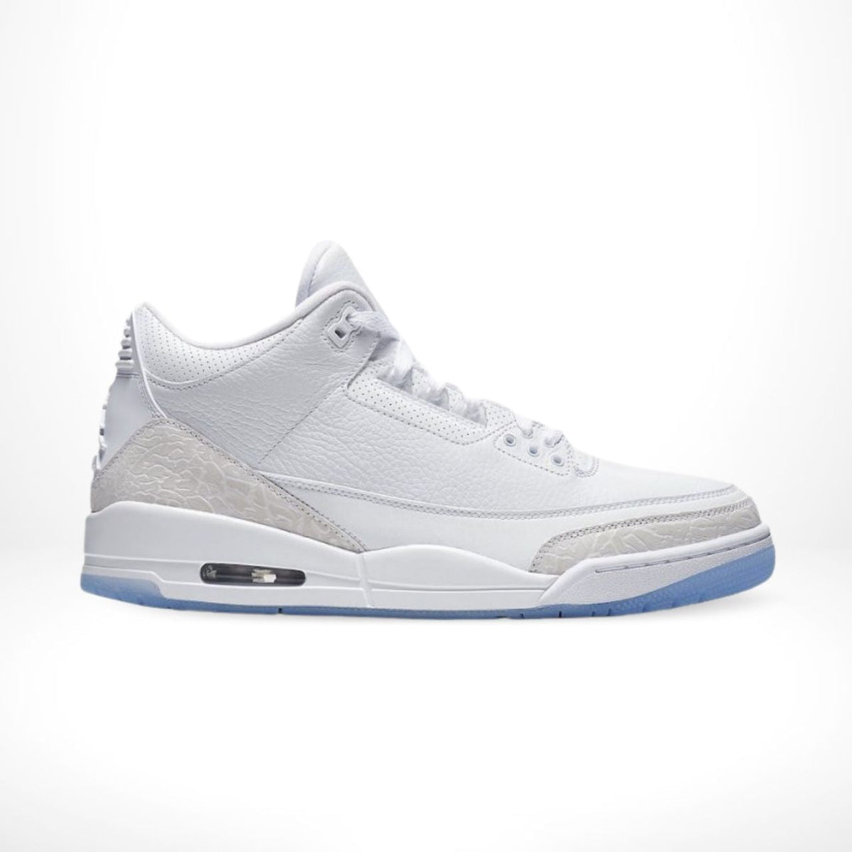 Air Jordan 3 Retro in Pure White - product image from the listing.