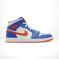 Air Jordan 1 Mid Knicks Game in Royal Orange - product image from the listing.