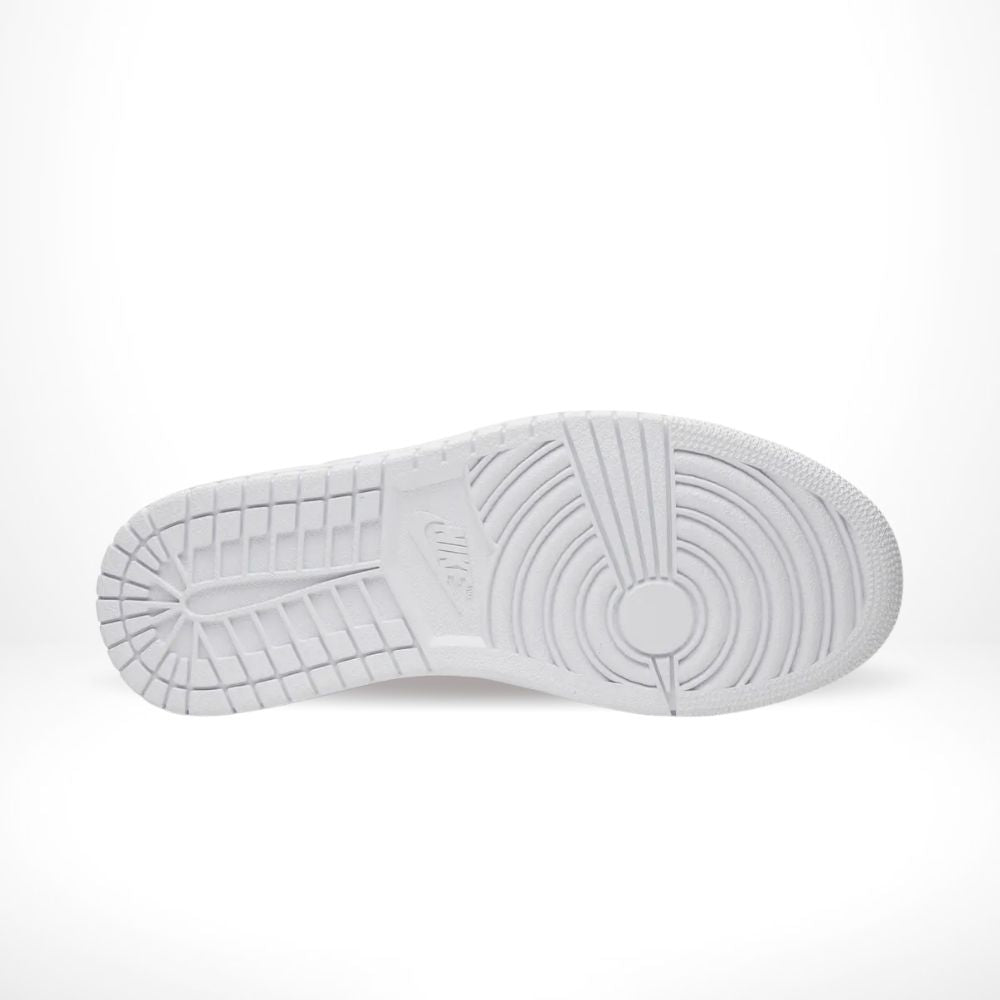 Air Jordan 1 Retro Mid in White Pure Platinum - product image from the listing.
