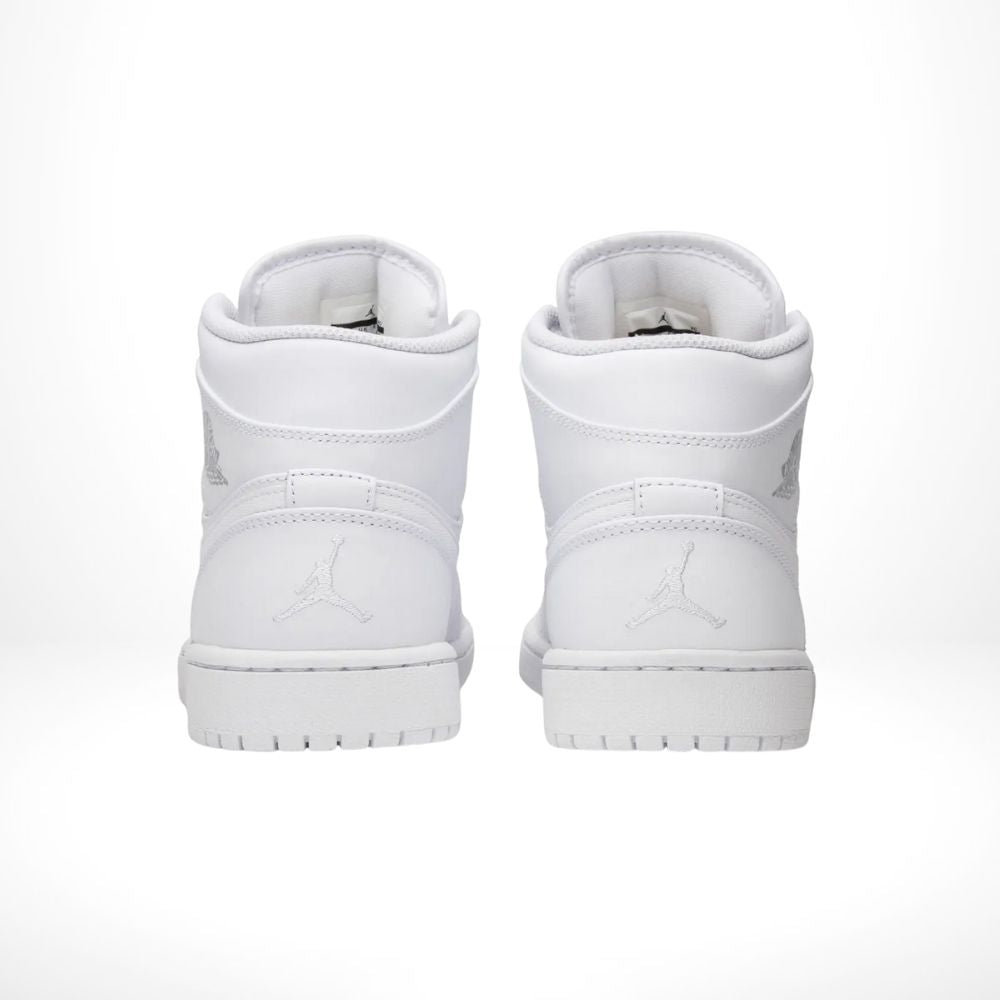 Air Jordan 1 Retro Mid in White Pure Platinum - product image from the listing.