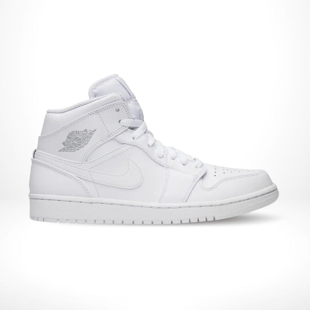 Air Jordan 1 Retro Mid in White Pure Platinum - product image from the listing.