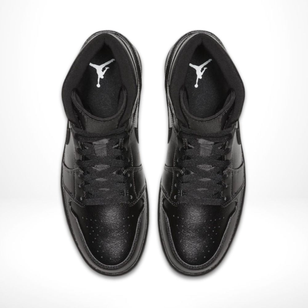 Air Jordan 1 Mid Triple in Black - product image from the listing.