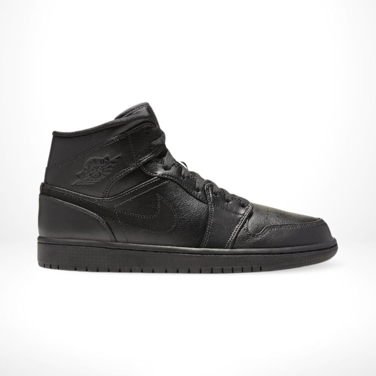 Air Jordan 1 Mid Triple in Black - product image from the listing.