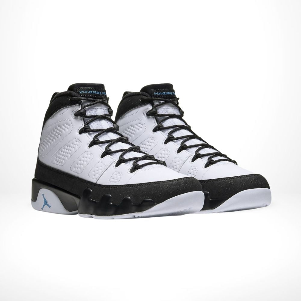 Air Jordan 9 Retro in University Blue Black - product image from the listing.