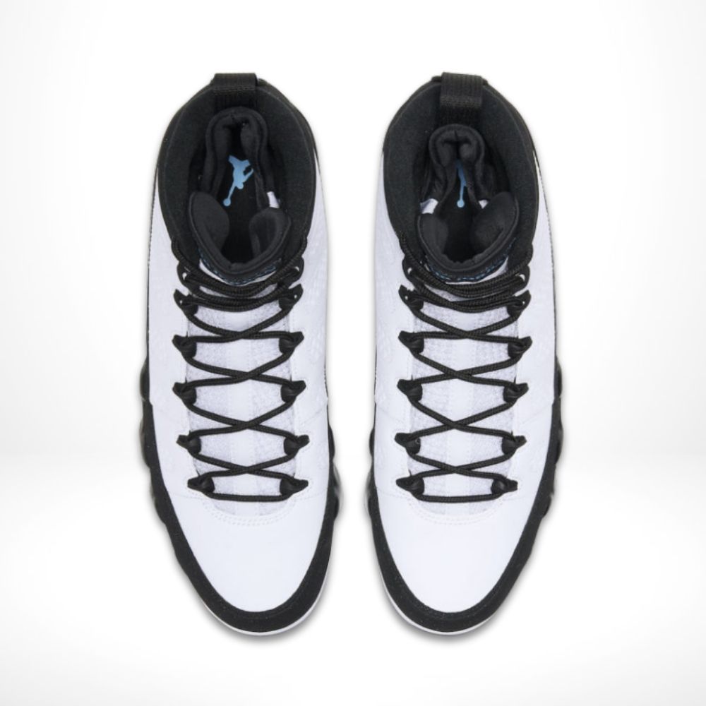 Air Jordan 9 Retro in University Blue Black - product image from the listing.