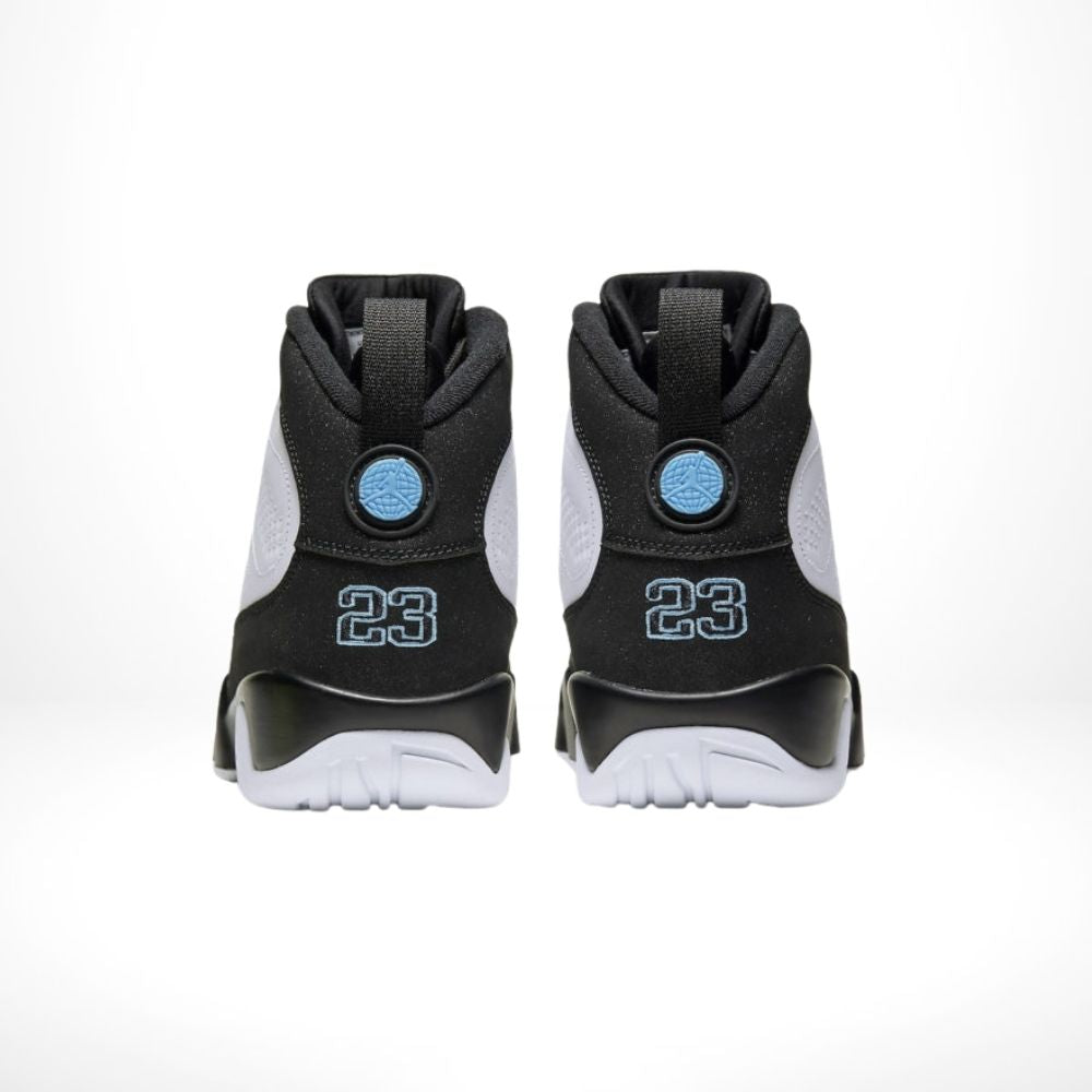 Air Jordan 9 Retro in University Blue Black - product image from the listing.