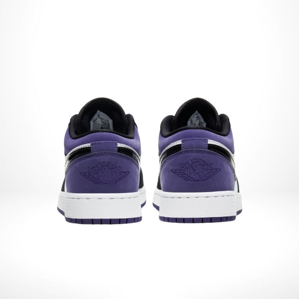 Air Jordan 1 Low Court in Purple Black - product image from the listing.