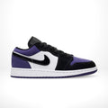 Air Jordan 1 Low Court in Purple Black - product image from the listing.