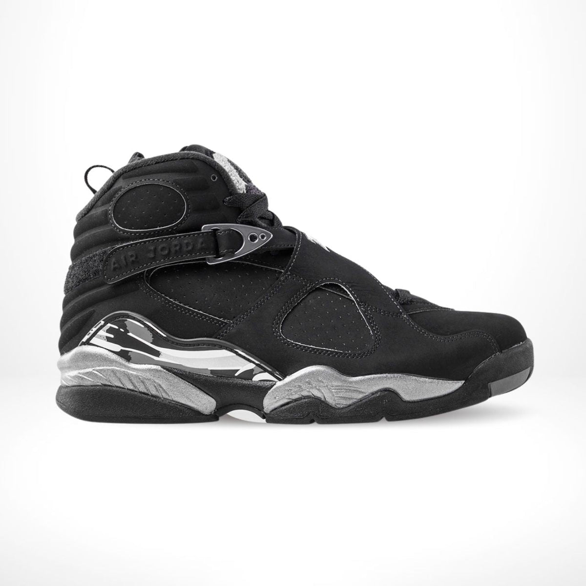 Chrome Triple Black - Air Jordan 8 Retro 2015 - product image from the listing.