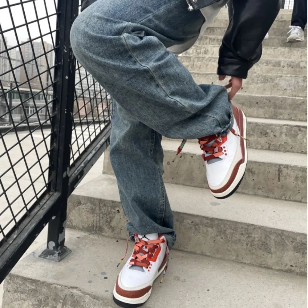 Air Jordan 3 Retro Mars in Stone Brown Orange - product image from the listing.