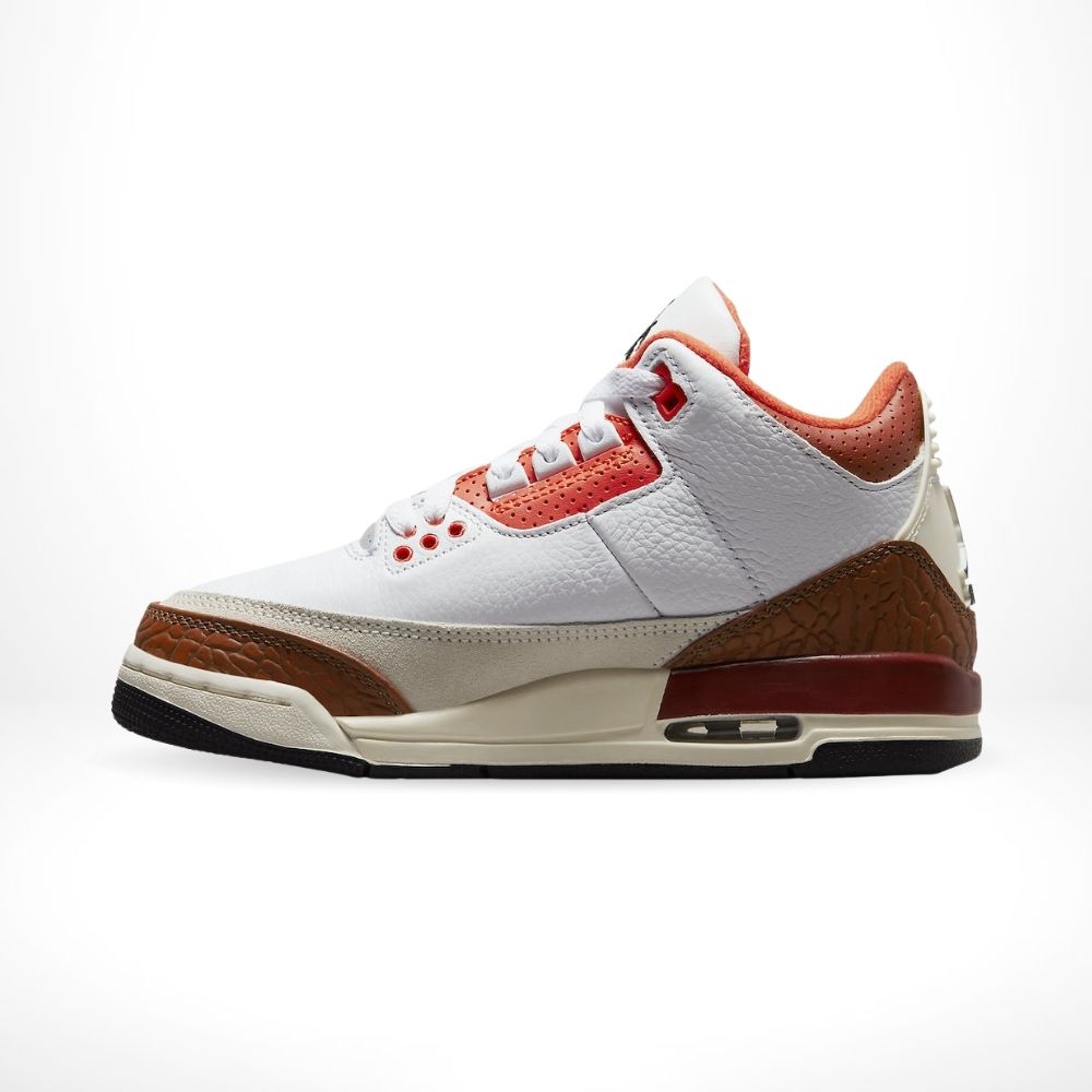 Air Jordan 3 Retro Mars in Stone Brown Orange - product image from the listing.