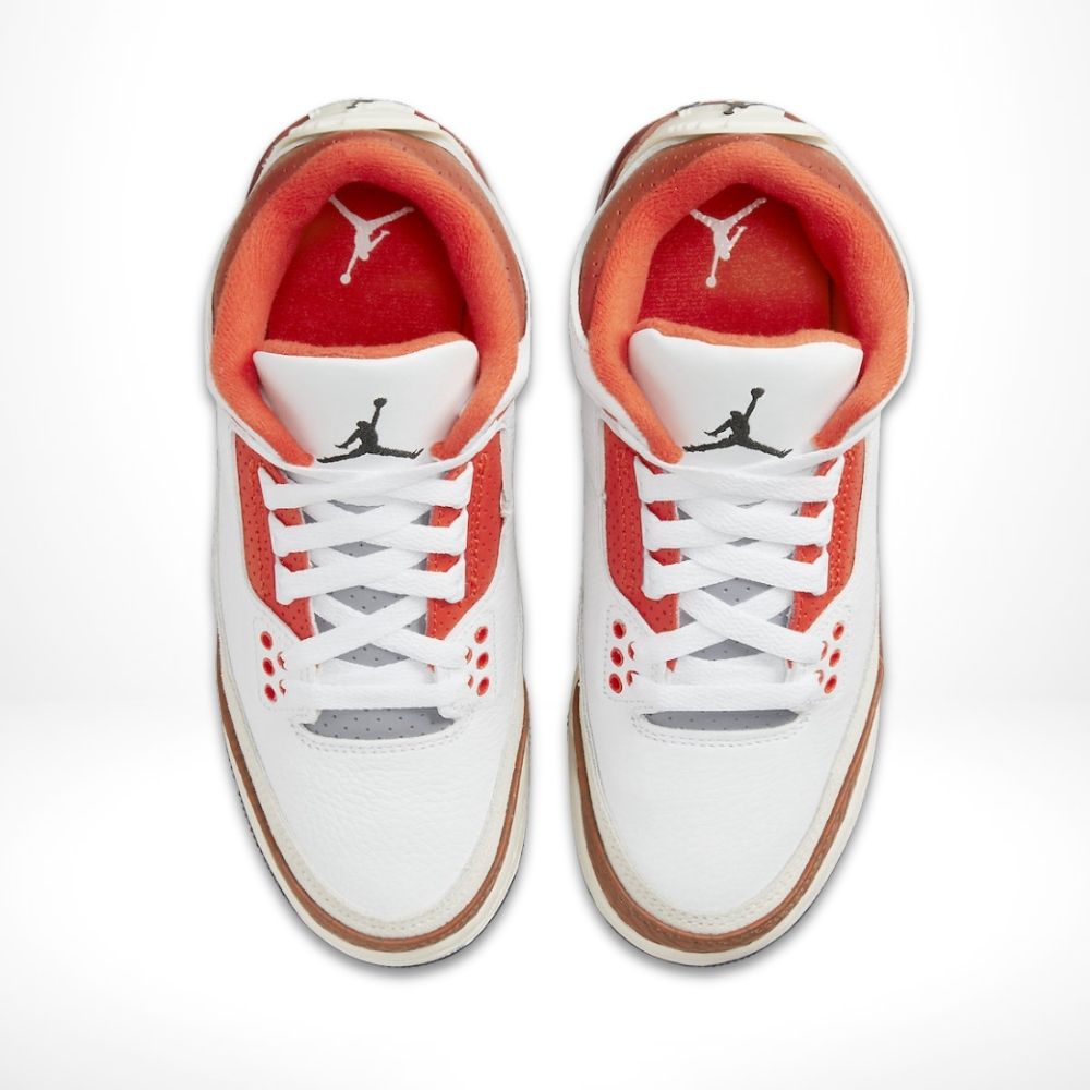 Air Jordan 3 Retro Mars in Stone Brown Orange - product image from the listing.