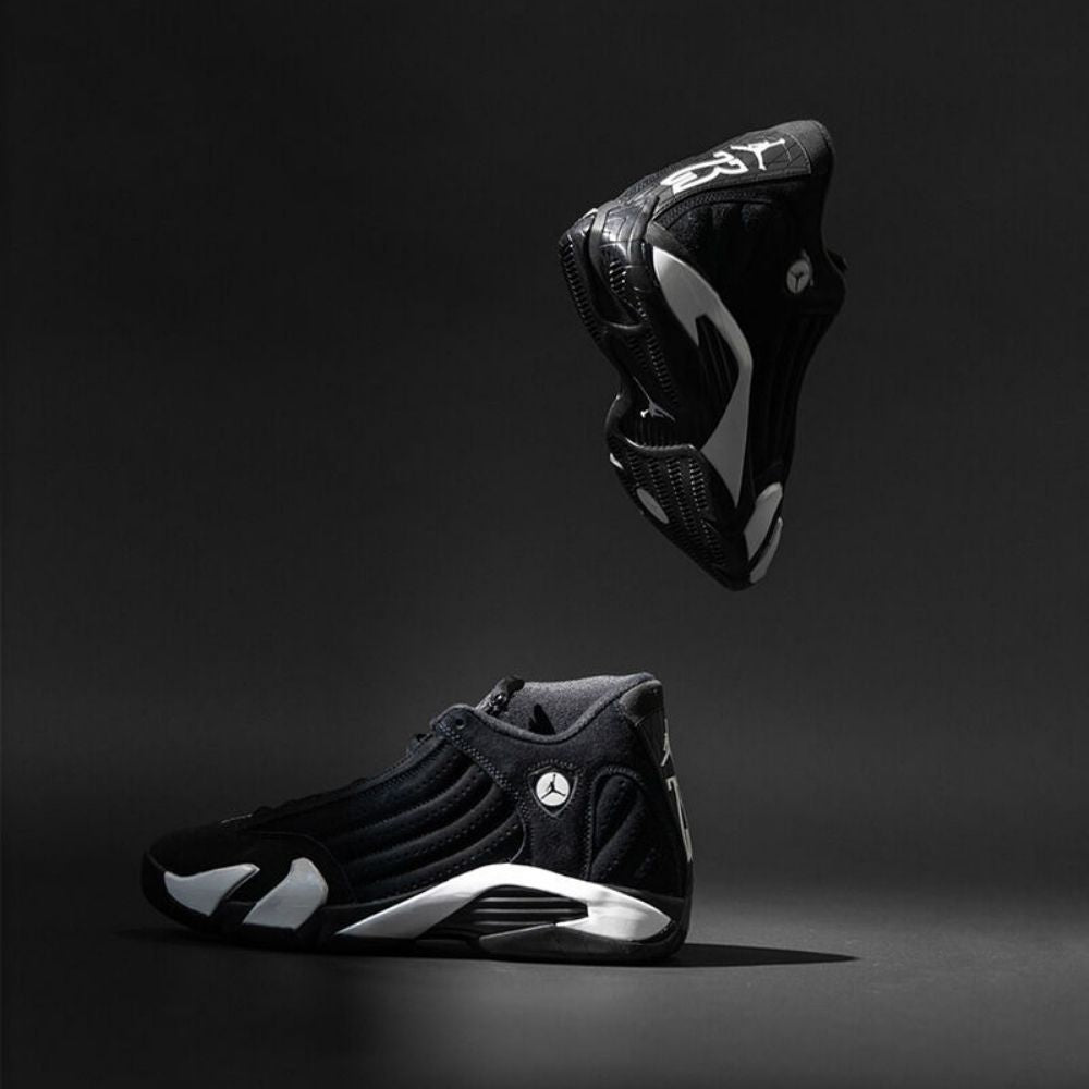 Air Jordan 14 Retro in Black White - product image from the listing.