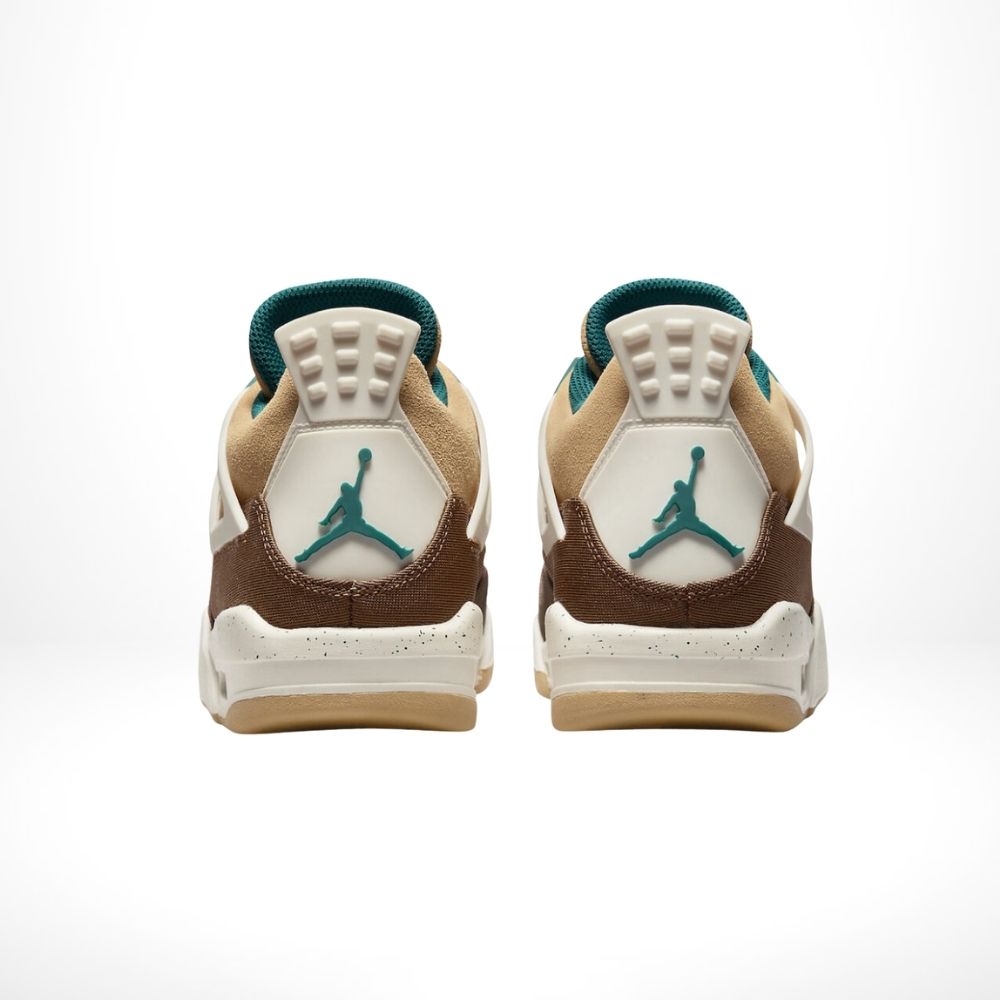 Air Jordan 4 Retro Cacao Wow in Brown Sail - product image from the listing.