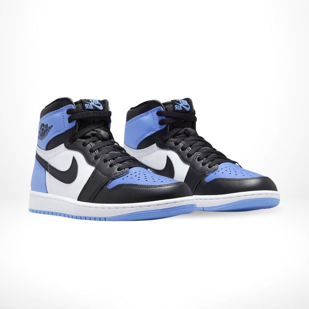 Air Jordan 1 Retro High OG UNC Toe in Blue - product image from the listing.