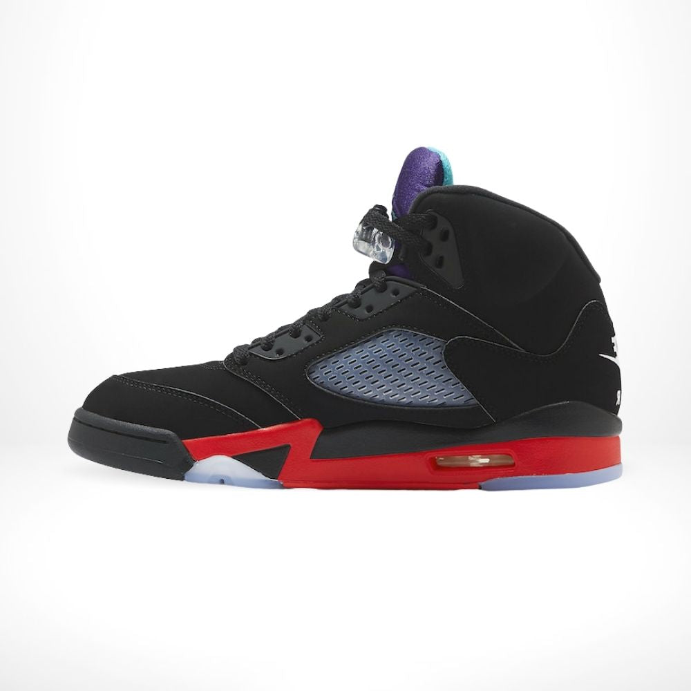Air Jordan 5 Retro Top 3 in Black Red - product image from the listing.
