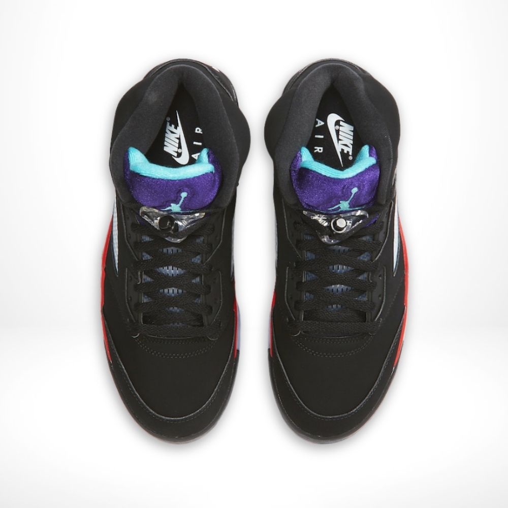 Air Jordan 5 Retro Top 3 in Black Red - product image from the listing.