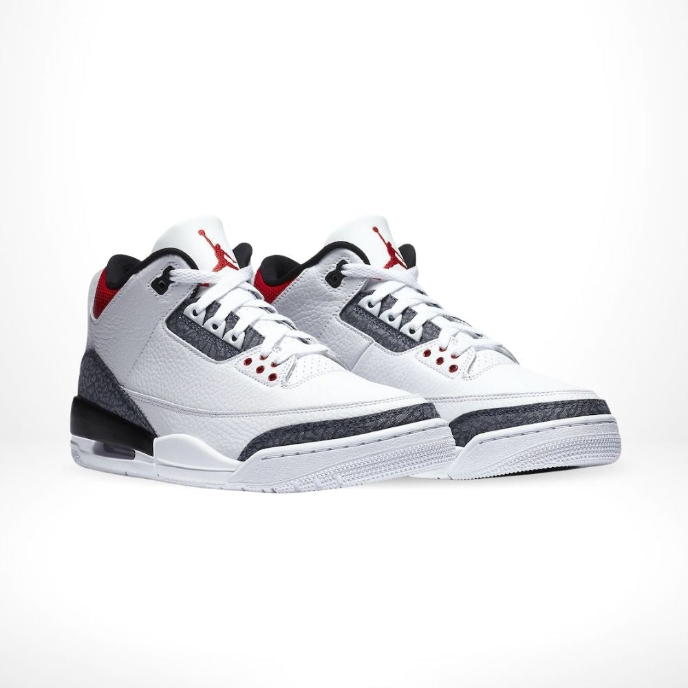 Air Jordan 3 Retro Denim SE Fire in Red - product image from the listing.