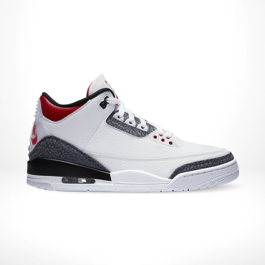 Air Jordan 3 Retro Denim SE Fire in Red - product image from the listing.
