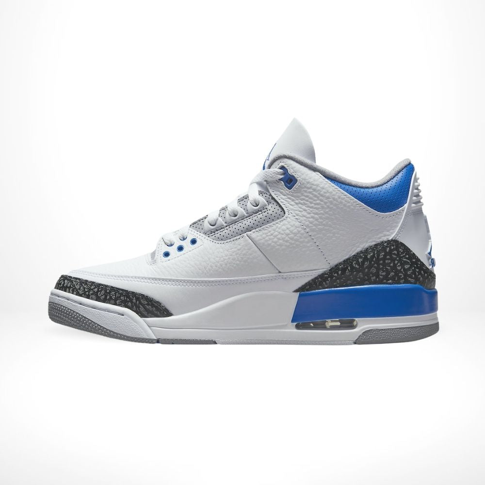 Air Jordan 3 Retro Racer in Blue - product image from the listing.