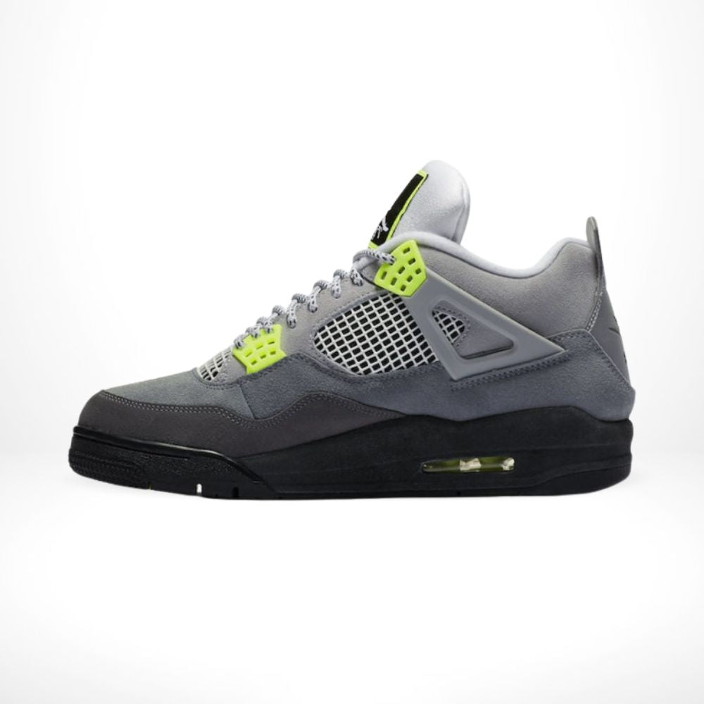 Air Jordan 4 Retro SE Neon 95 in Grey - product image from the listing.