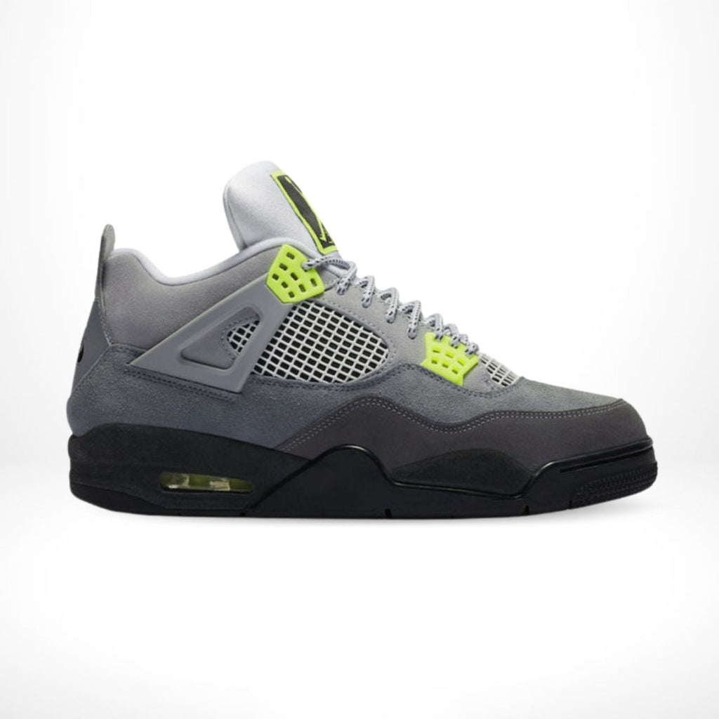 Air Jordan 4 Retro SE Neon 95 in Grey - product image from the listing.