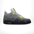 Air Jordan 4 Retro SE Neon 95 in Grey - product image from the listing.