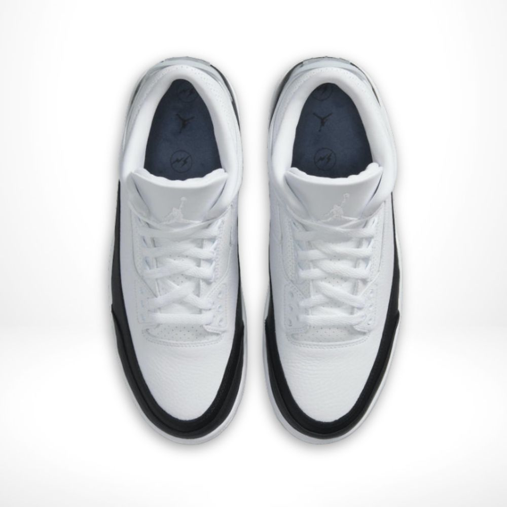 Air Jordan 3 Retro SP x Fragment Design in White - product image from the listing.