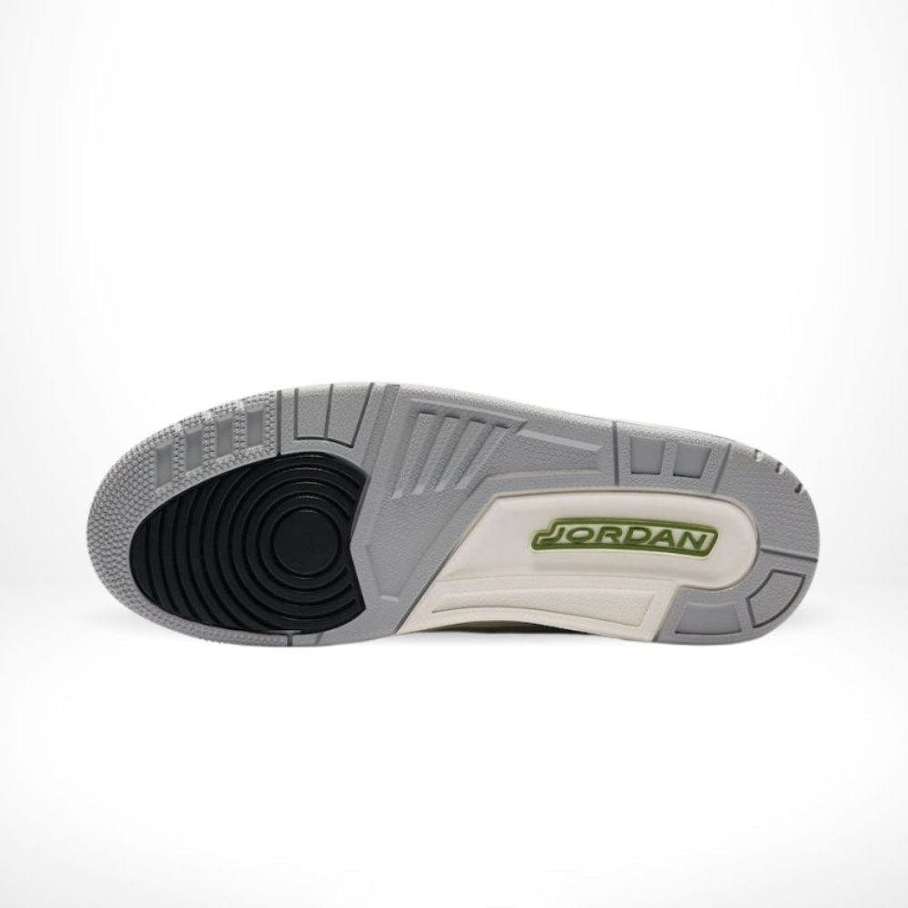 Air Jordan 3 Retro Chlorophyll in Grey Black - product image from the listing.