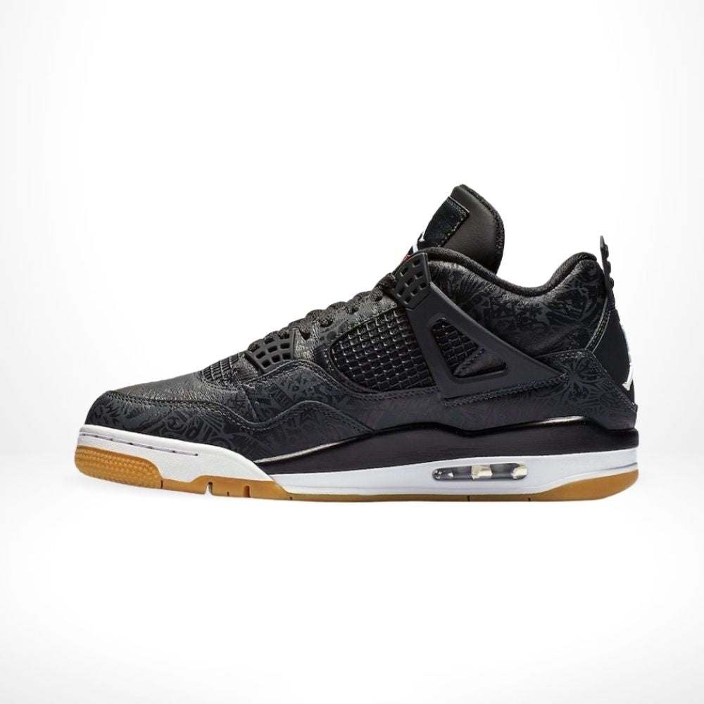 Air Jordan 4 Retro Laser in Black - product image from the listing.