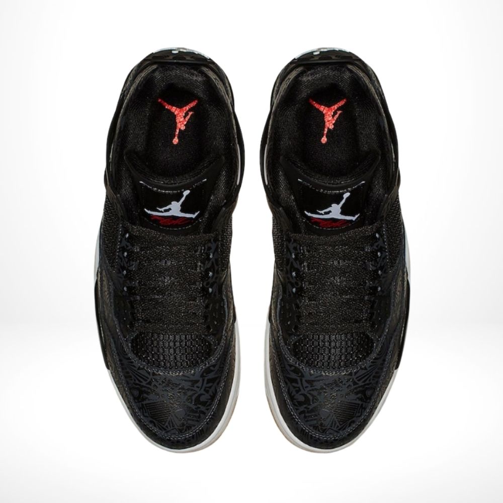Air Jordan 4 Retro Laser in Black - product image from the listing.