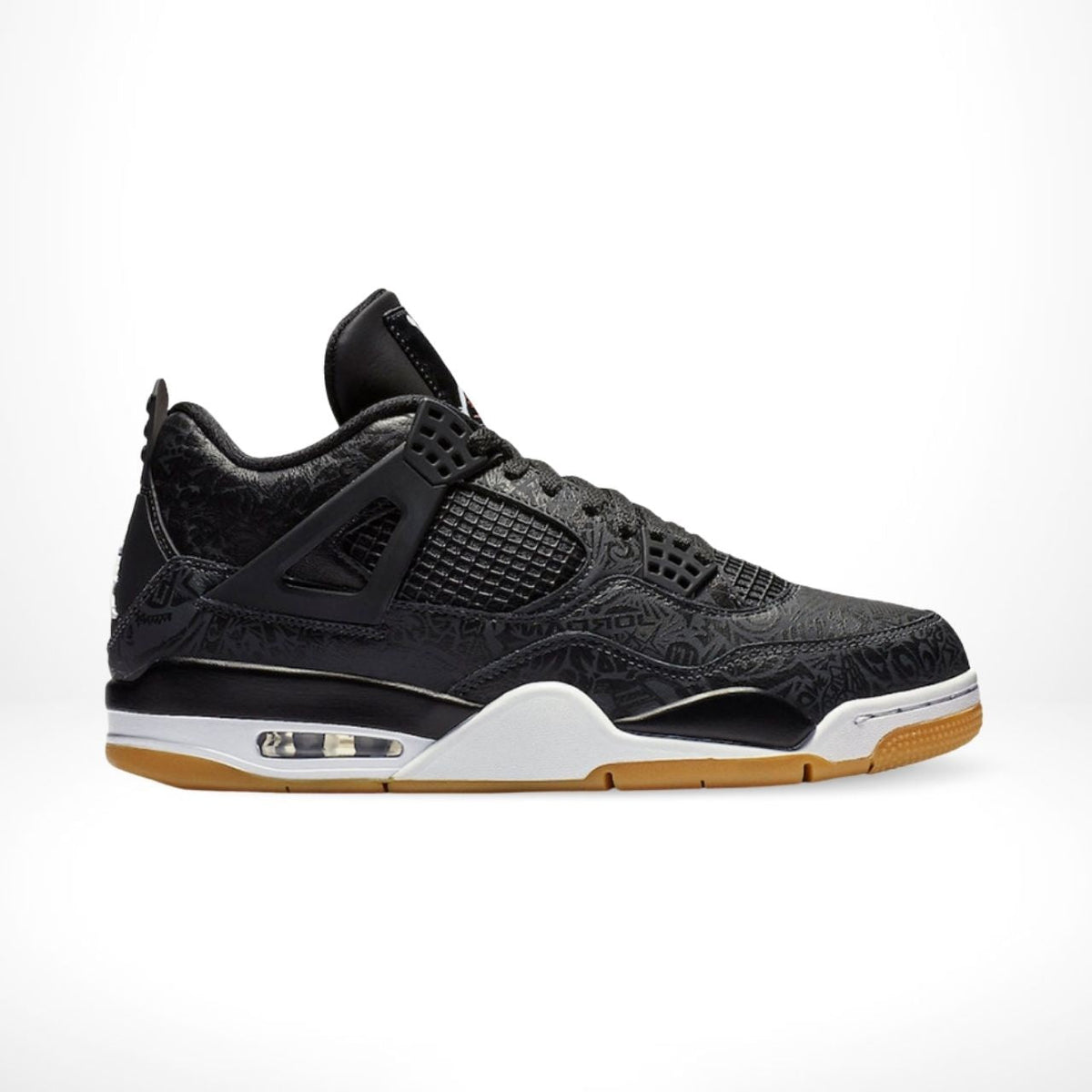 Air Jordan 4 Retro Laser in Black - product image from the listing.