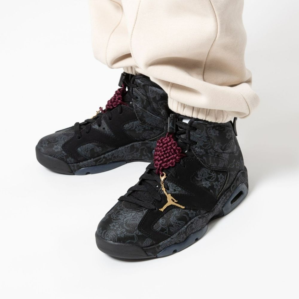 Air Jordan 6 Retro Singles Day in Black - product image from the listing.