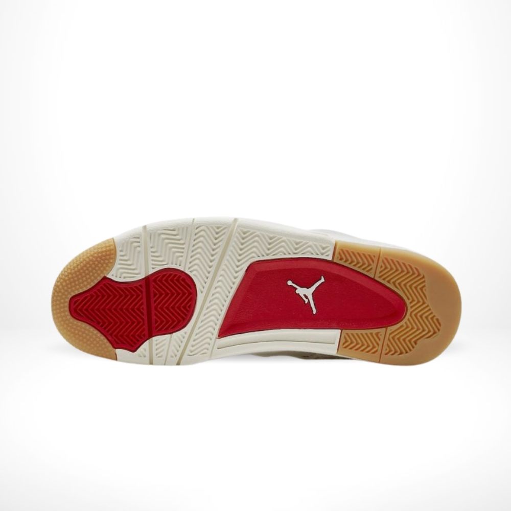 Air Jordan 4 Retro x Levis in White Denim - product image from the listing.