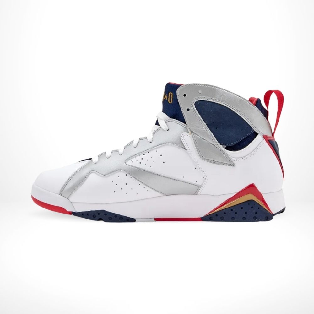 Air Jordan 7 Retro Olympic in White Red - product image from the listing.